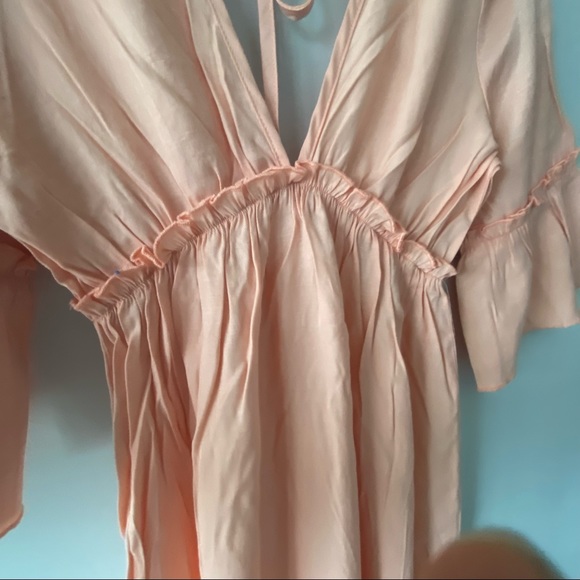 🍑 Peachy ruffle midi dress - Picture 7 of 8